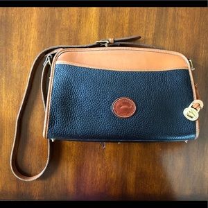 Vintage Dooney & Bourke Black Leather Purse